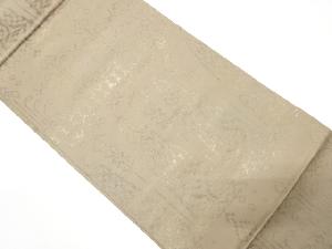 アンティーク　抽象樹木模様織り出し袋帯（材料）